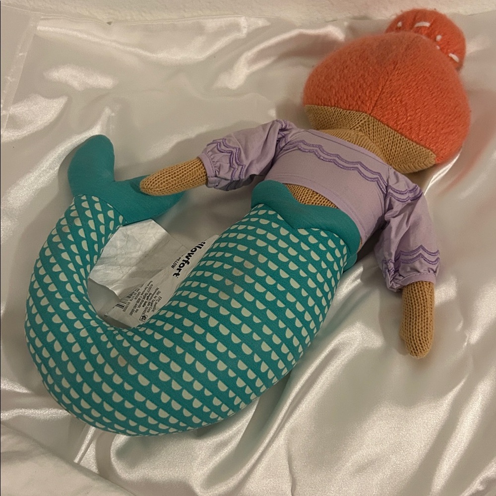 PILLOWFORT DECORATIVE MERMAID PILLOW 16” Plush Toy - Picture 7 of 9